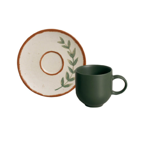Porto Brasil 3526111101 - Coffee Cup + Coup Saucer, 2.7", 4.06 Oz
