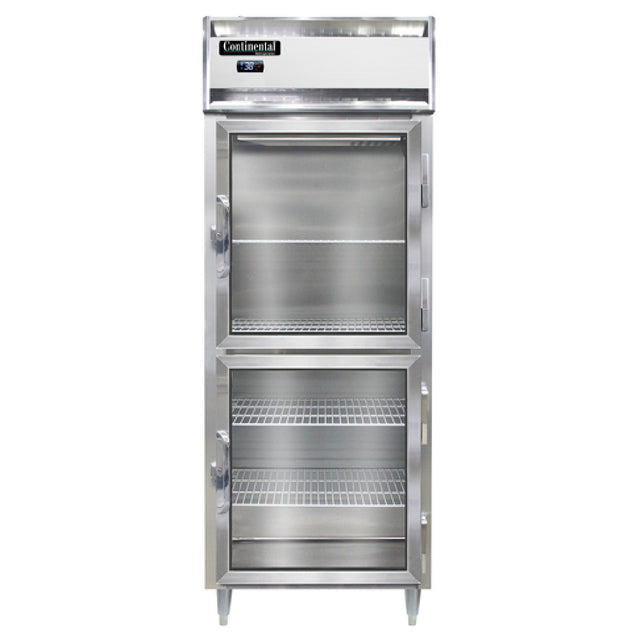 Continental Refrigerator D1RENSSGDHD Designer Line Wide Refrigerator Reach-in