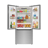 Koolmore KM-RERFDSS-18C French Door Refrigerator With Bottom Freezer 29-1/2" Wide