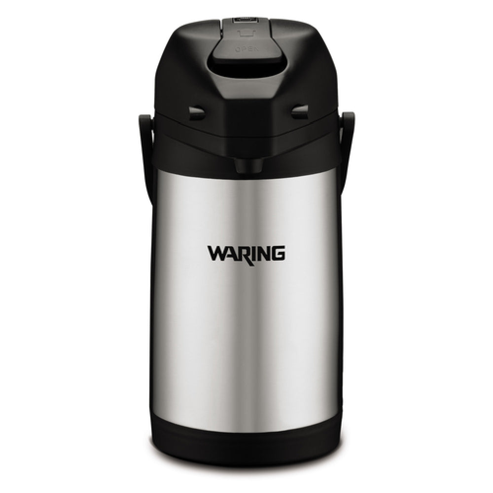 Waring WCA22 Café Deco­­­™ Airpot 2.2 Liter (74.4 Oz.) 5-1/2"W" X 7-1/2"D X 12-1/4"H