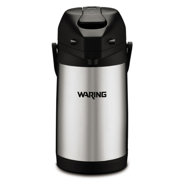 Waring WCA22 Café Deco­­­™ Airpot 2.2 Liter (74.4 Oz.) 5-1/2"W" X 7-1/2"D X 12-1/4"H