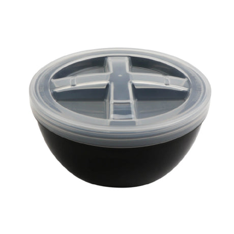 GET Enterprises EC-26-2X-BK/CL G.E.T Soup Container 32 Oz. (41 Oz Rim Full) 6-1/2" Top Dia. X 3.25"H