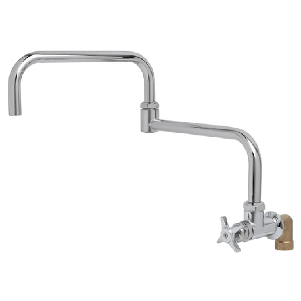 T&S Brass BF-0299-24DJ Big-Flo Faucet Wall Mount 24" Swivel Double Joint Nozzle