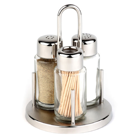 Libbey APS 40320 Salt Pepper & Toothpick Cruet Set