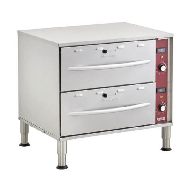 Hubert 160547 - Kratos Drawer Warmer, Double Drawer, Free Standing