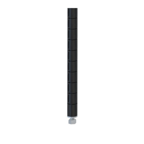 Metro 63PQBL QwikSLOT™ Post 63-9/16"H With Slots At 1" Intervals