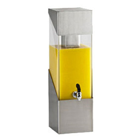 Cal Mil 1991-3-55 Squared Beverage Dispenser 3 Gallon Capacity 7-1/4"W X 9-1/2"D X 24-1/2"H