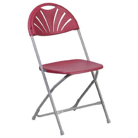 Flash Furniture LE-L-4-BUR-GG Hercules Series Folding Chair 800 Lb. Weight Capacity