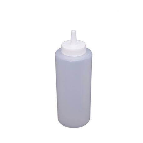 CAC China SQBT-12C Squeeze Bottle 12 Oz. Open Tip And Leak Proof Cap