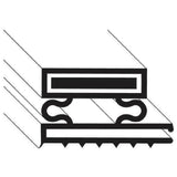 Franklin Machine Products 127-1160 Refrigeration Gasket 21-1/2"W X 18-1/2"H 4-sided