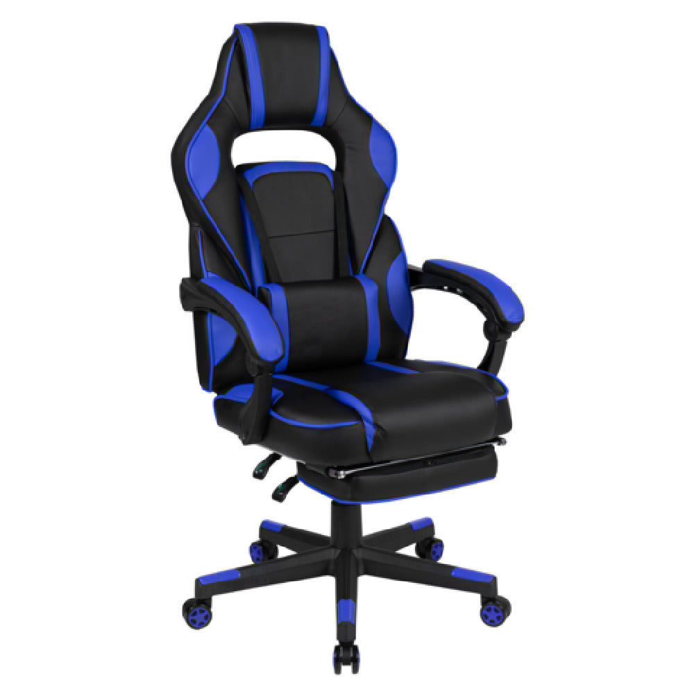 Flash Furniture CH-00288-BL-GG X40 Gaming Chair 280 Lb. Weight Capacity LeatherSoft Upholstery