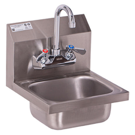 GSW USA HS-0810W Hand Sink Wall Mount One Compartment