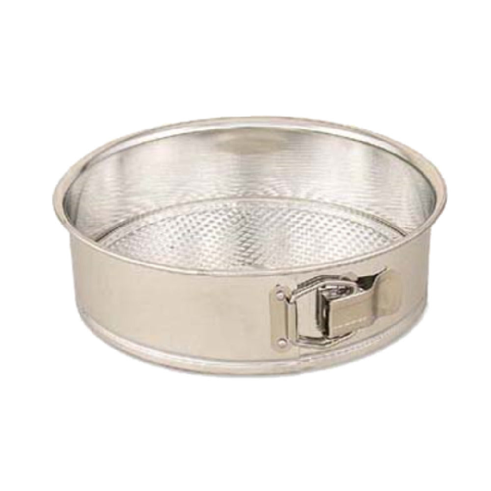 Browne Foodservice 746074 Spring Form Cake Pan 10" Dia. X 2-1/2" Deep Tin