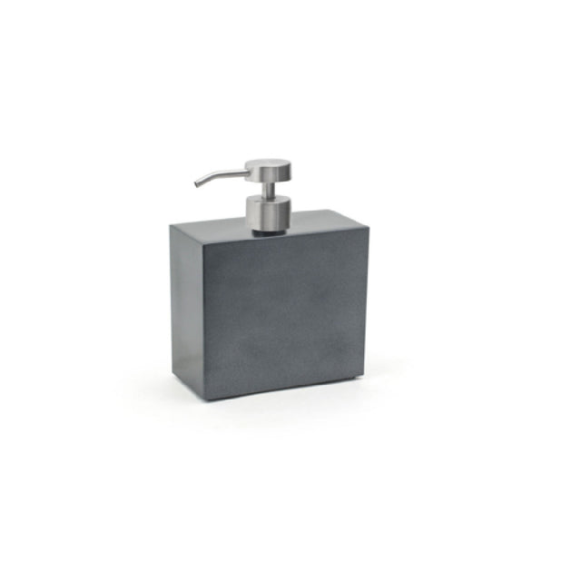 FOH RSP023BKT22 28oz New York Pump Onyx With Low Profile Brushed Top Includes One RSP007BSS23 Low Profile Brushed Stainless Pump Top Silver