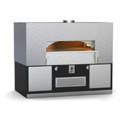 Wood Stone FD-9660-RFGLRIRW Fire Deck Stone Hearth Oven Radiant Gas Flame On Left And Right Sides With Infrared Under Floor Burner And Option To Burn Wood