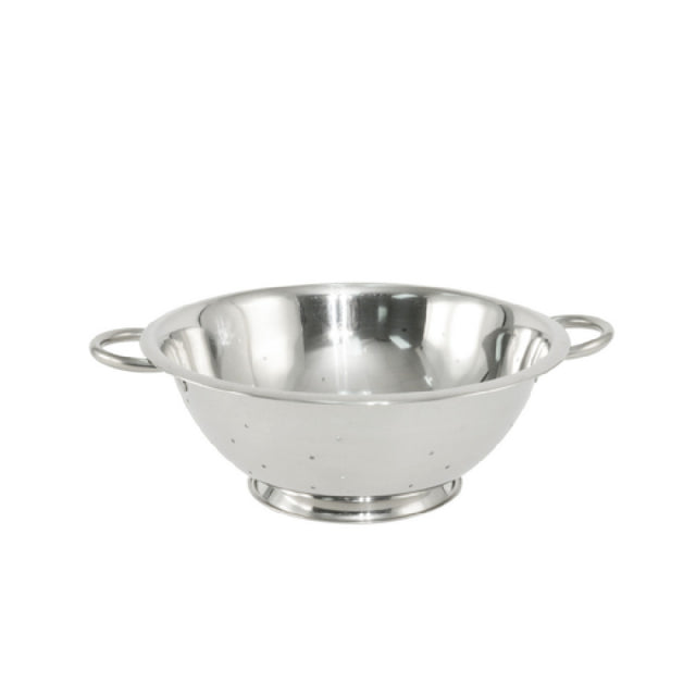 CAC China SMCD-5 Colander 5 Qt. 11-5/8" Dia. X 3-7/8"H