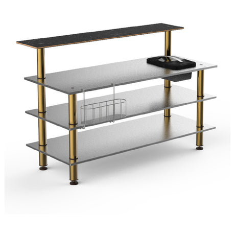 Steelite MGCMLC06MBXF Mogogo Buffet Solutions Modular ProBar Station 4-tier 71" X 40" X 47-1/2"H