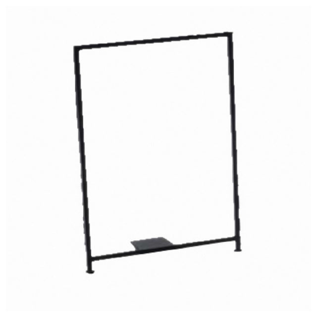 Cal Mil 1264 Signage Holder Accommodates Sign Size 8-1/2"W X 11"H X 1"D Iron Frame