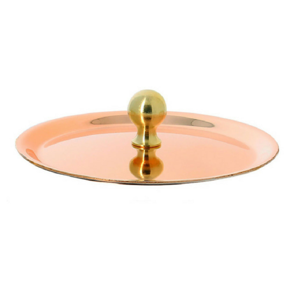 JB Prince RB345 9 Copper Lid Brass Knob 3.5"