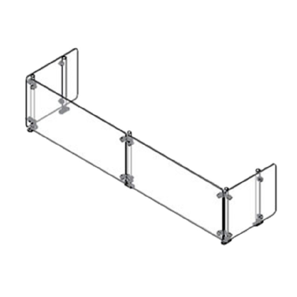 Delfield DCFSSS FlexiShield™ Food Shield Slicer Style Glass Front