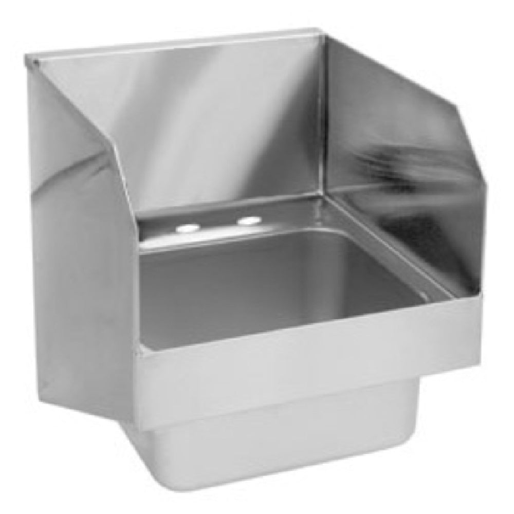 Glastender WH-14-S-LF Hand Sink Wall Mount 14"W X 15"D OA