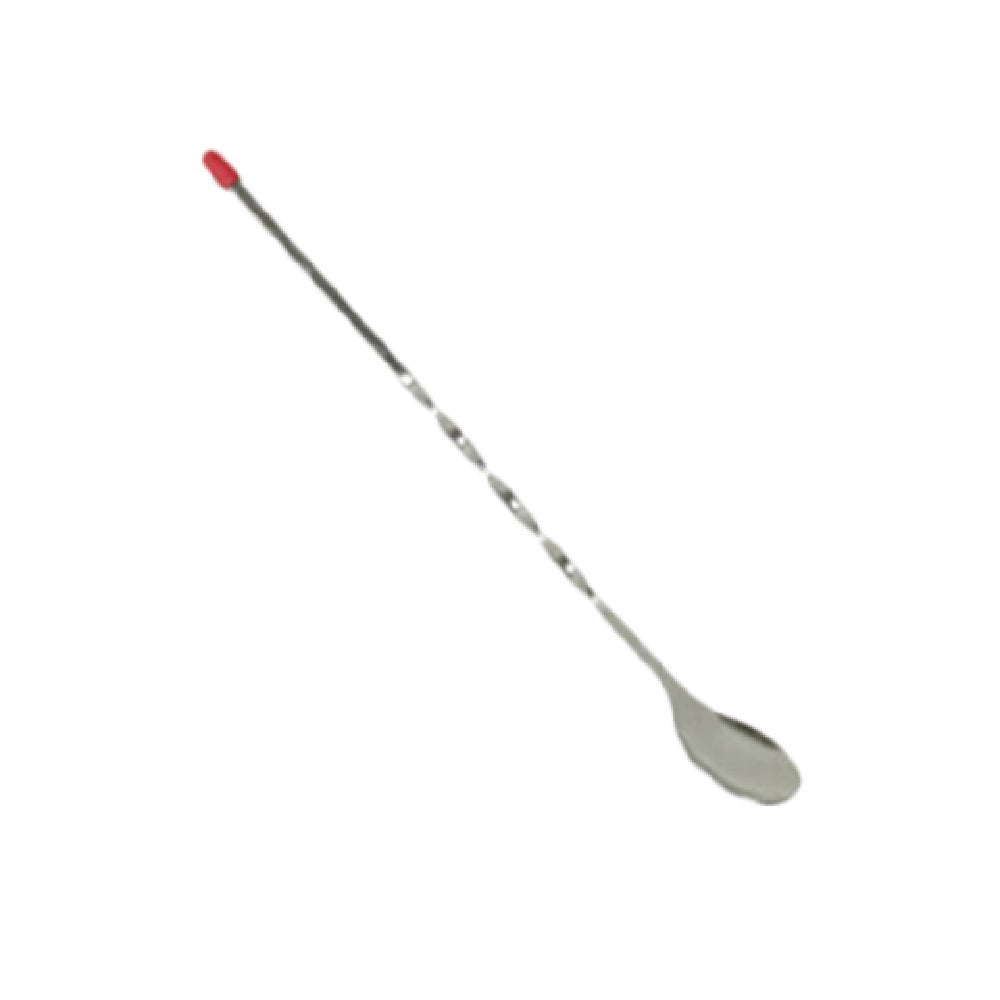 Thunder Group SLKBS011 Bar Spoon 11" Long Red Knob