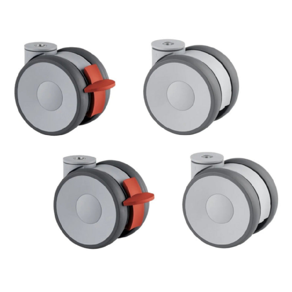 Lainox RP04 Caster Kit For Floor Stands (2) With Brake