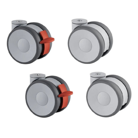 Lainox RP04 Caster Kit For Floor Stands (2) With Brake