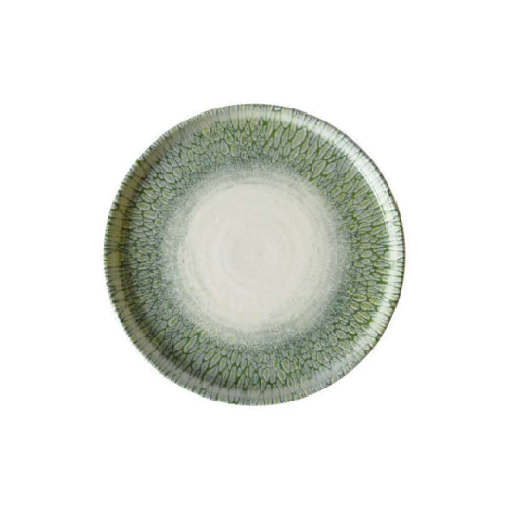 Arc Cardinal FP825 Dudson Papillon Green Walled Plate (D:8.25'') ['Vitrified Ceramic']