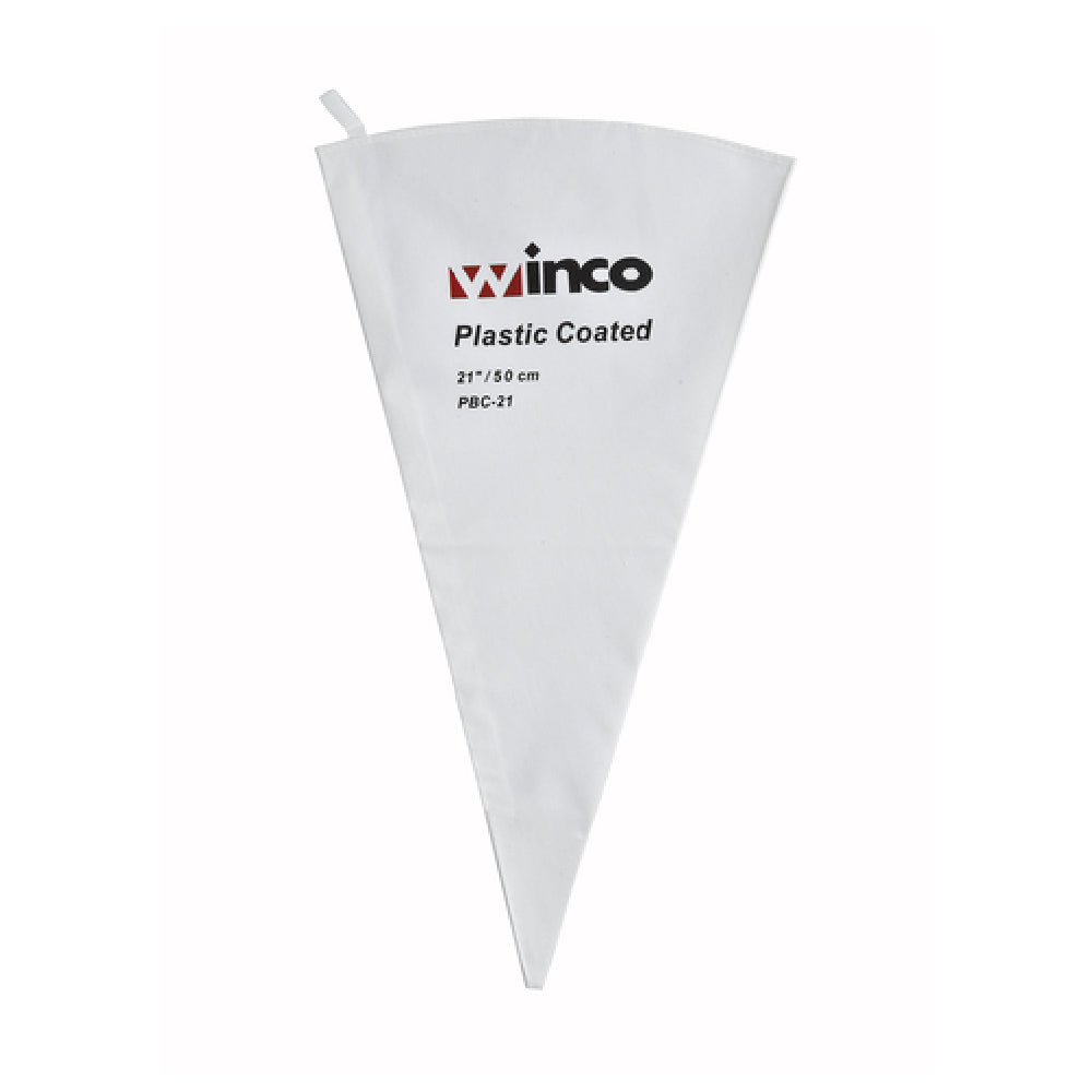 Winco PBC-21 Pastry Bag 21" Cotton Outside