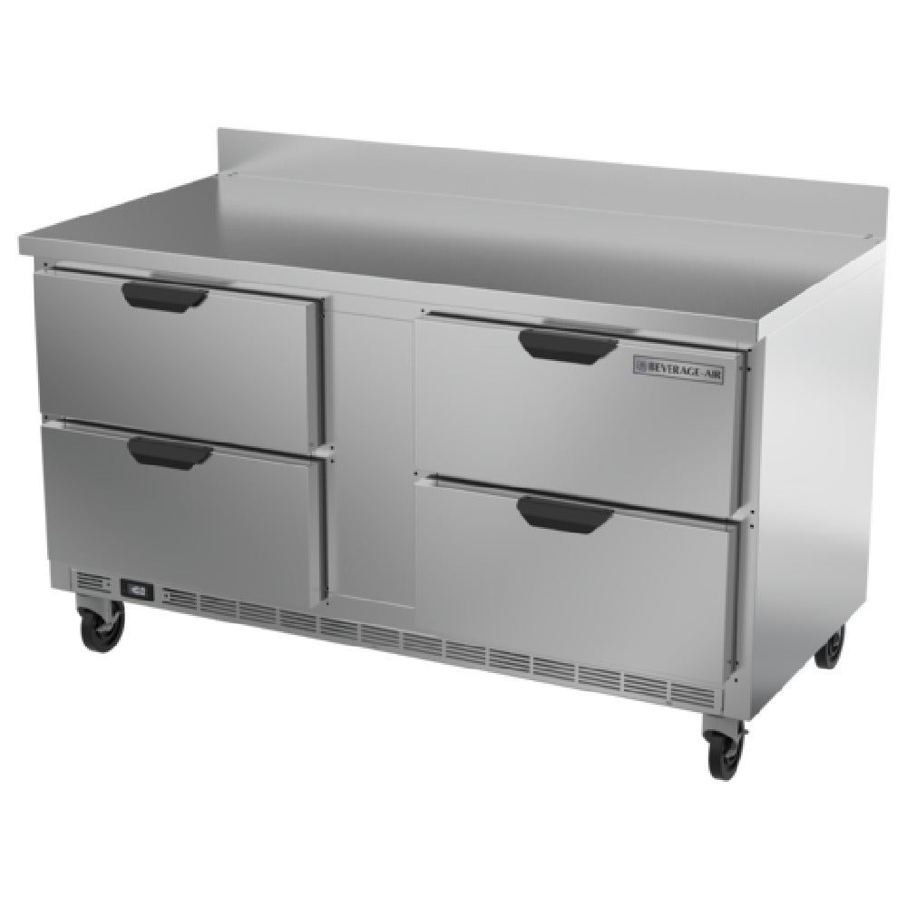 Beverage Air WTFD60AHC-4 Worktop Freezer Two-section 60"W