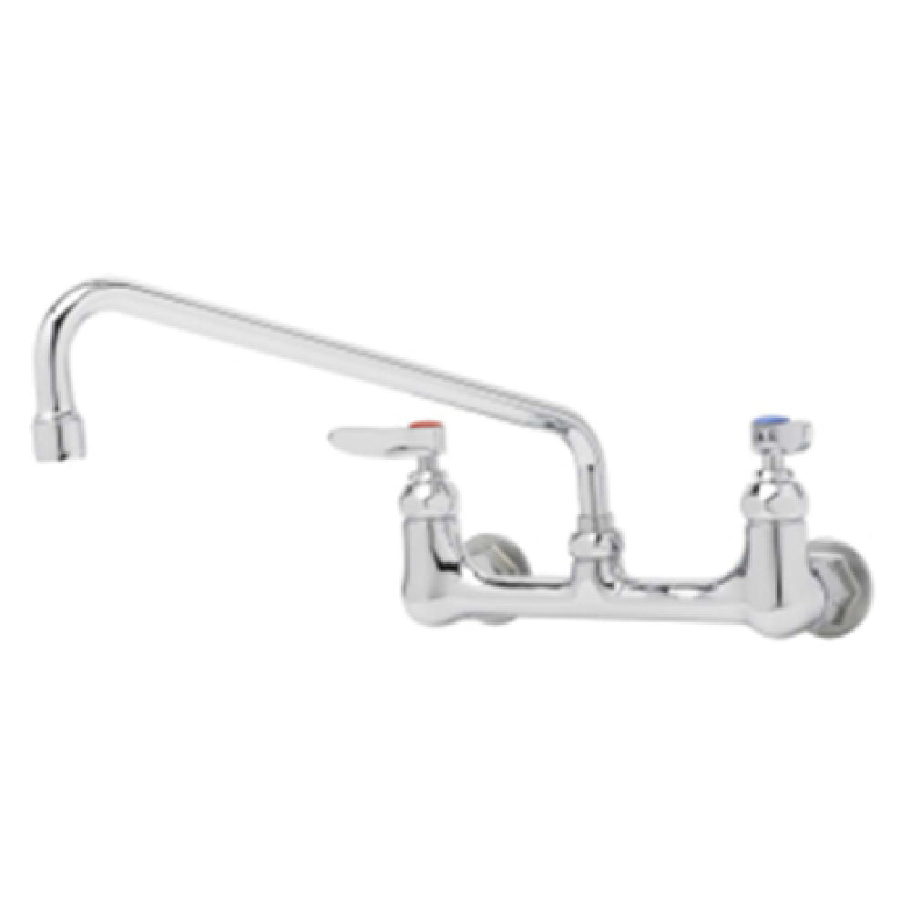 T&S Brass B-0231 Sink Mixing Faucet Wall Mount 8" Centers