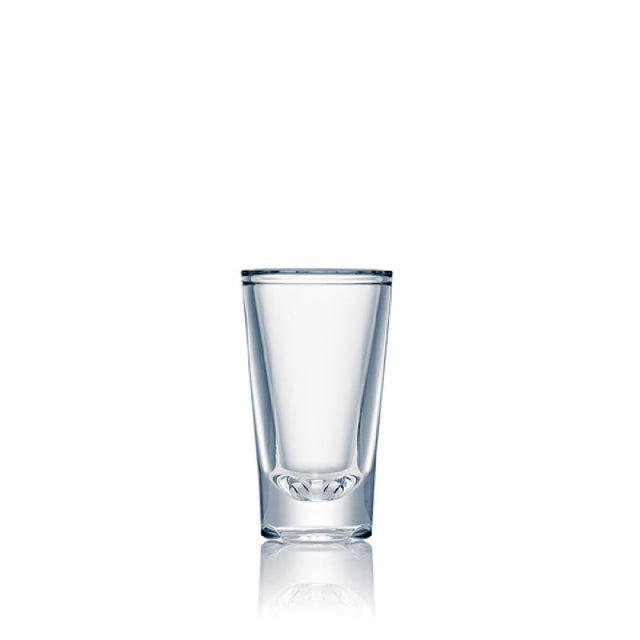 Steelite N531253 Strahl® Shot Glass 1-1/4 Oz. (H 2-3/8" M 1-3/4" T 1-3/4" B 1-3/8") Shatter Proof