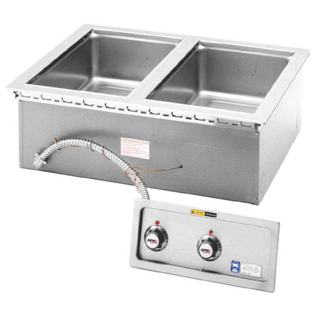 APW Wyott HFW-2S Hot Food Well Unit Drop-in Electric