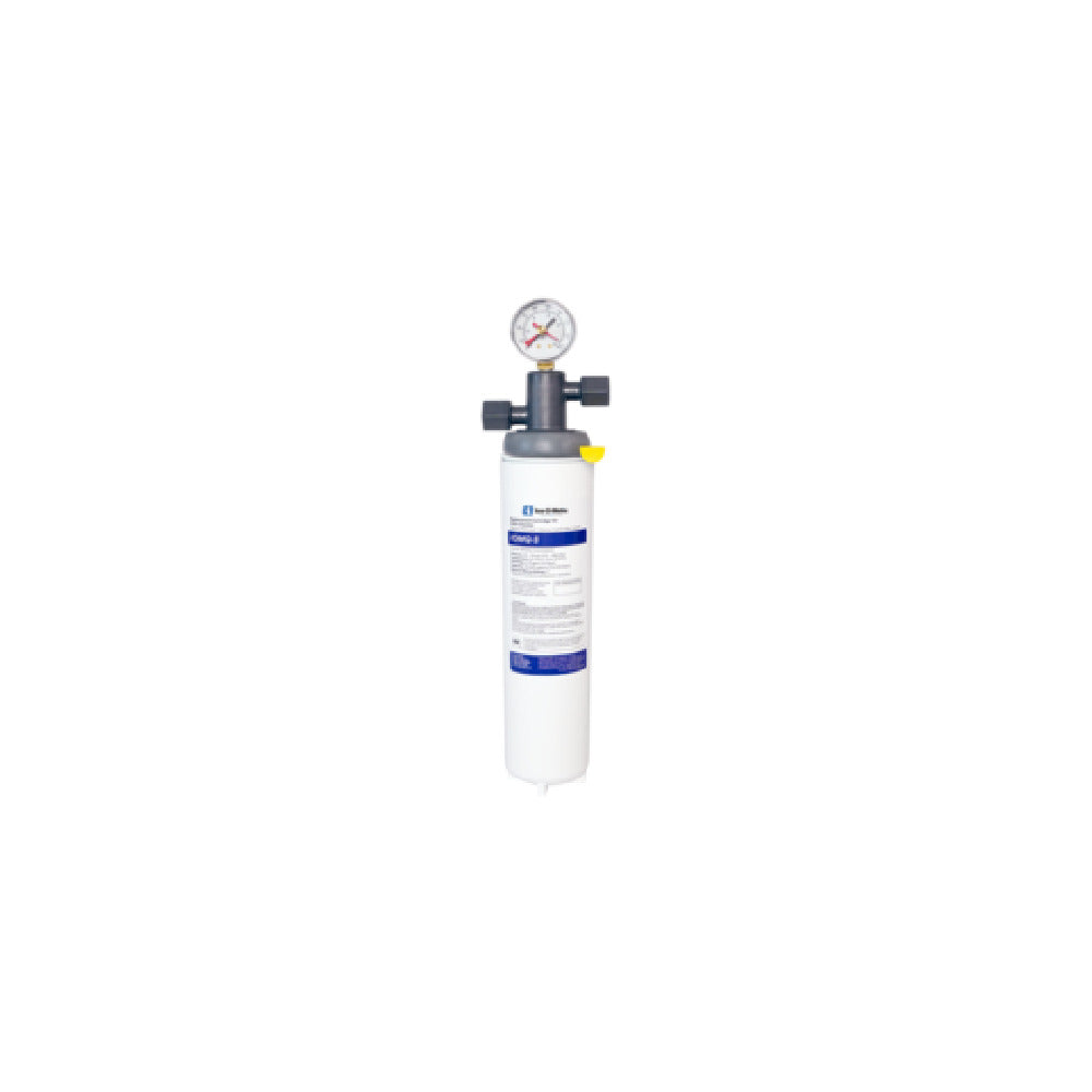 Ice-O-Matic IFQ1-S - Single Cartridge Water Filter System, Small, Designed For Cube Ice Makers Producing Up To 750 Lbs. (340.2 Kg.) Of Ice Per Day