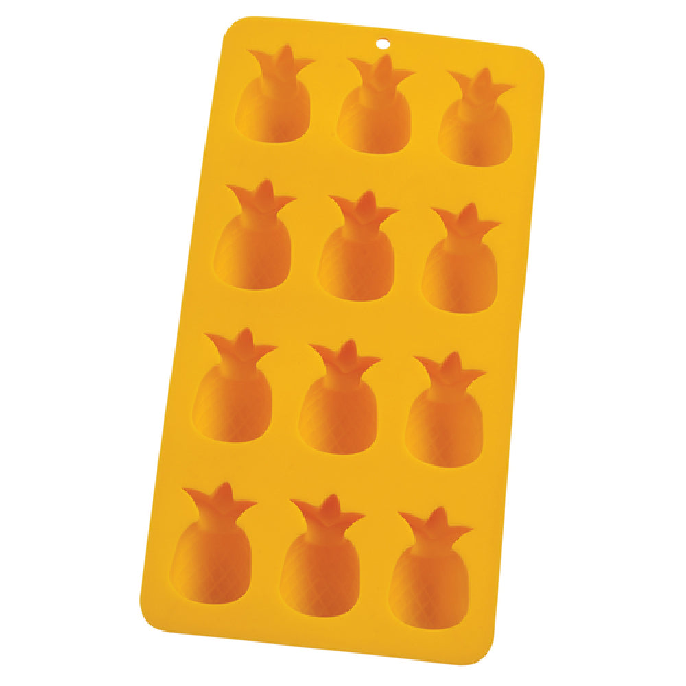 Harold Import Co. 43822 HIC Pineapple Ice Tray/Mold 8-1/2" X 4-1/2" Makes (12) Pineapple Shaped Cubes