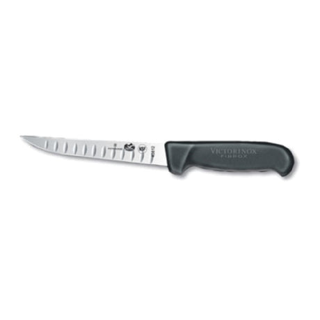 Victorinox 5.6023.15 Boning Knife 6" Granton Edge (hollowed Out Grooved On The Side Of Blade) Wide