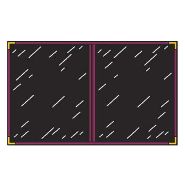 Menu Solutions RS120A Menu Cover Holds 5-1/2" X 8-1/2" Inserts Double Panel