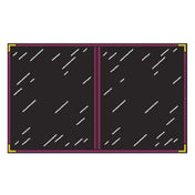 Menu Solutions RS120BA Menu Cover Holds 4-1/4" X 11" Inserts Double Panel