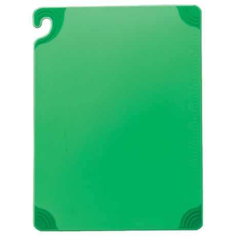 San Jamar CBG121812GN Saf-T-Grip® Cutting Board 12" X 18" X 1/2" Anti-slip Grip Corners