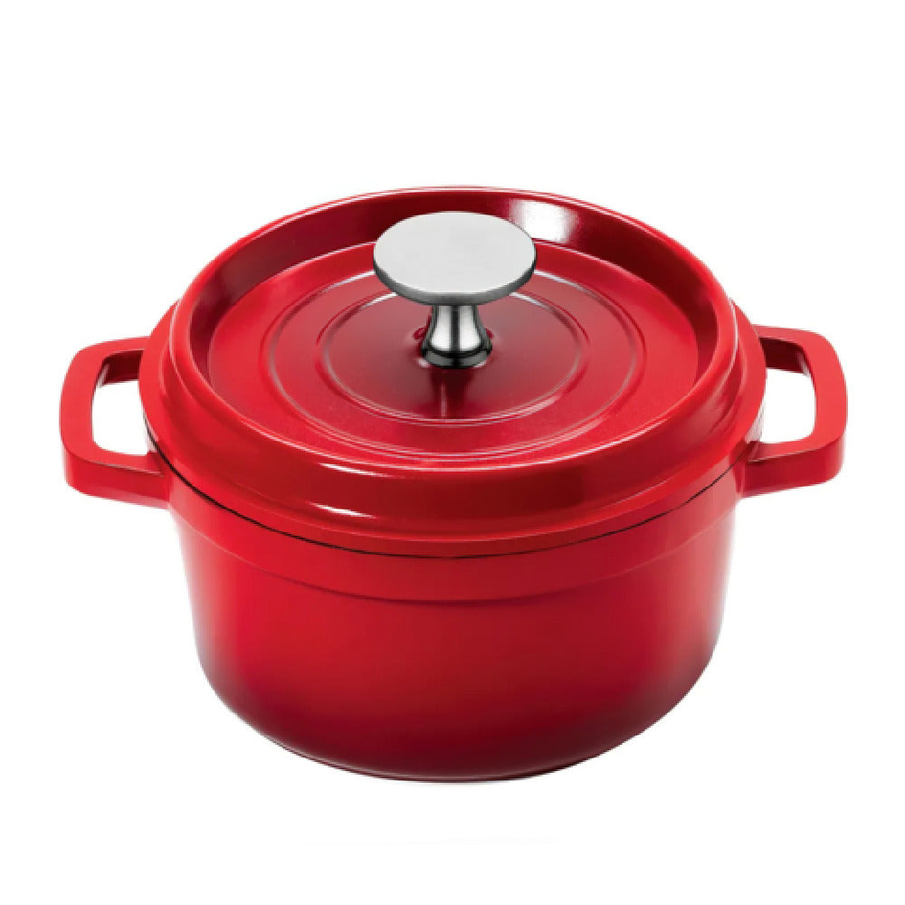 GET Enterprises CA-013-R/BK/CC Heiss™ Induction Dutch Oven 3/4 Qt. (15/16 Qt. Rim Full)