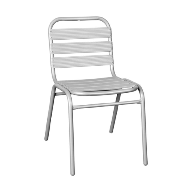 Flash Furniture TLH-015C-GG Lila Patio Stacking Chair 352 Lb. Weight Capacity