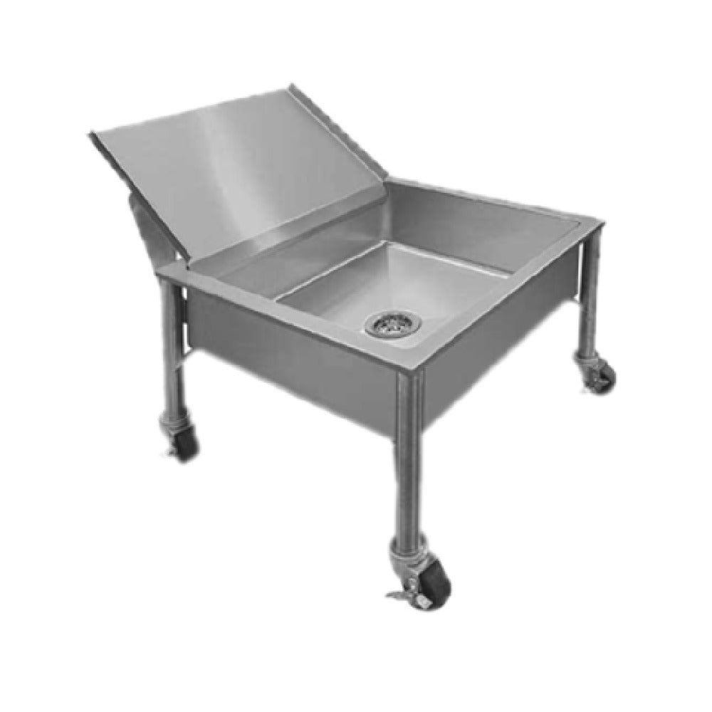 Piper Products 337-3555 - Portable Soak Sink, 32" High, Undercounter