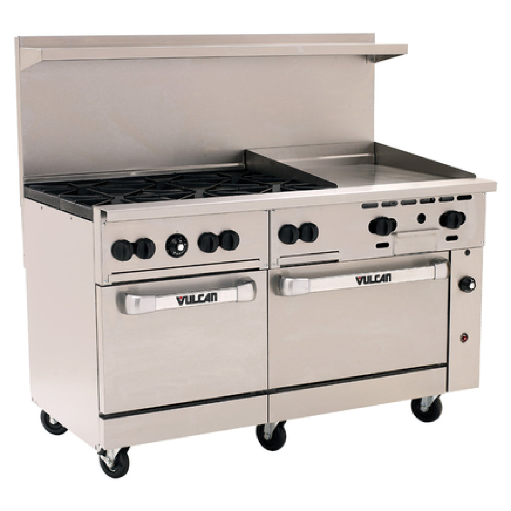 Vulcan 60SS-6B24GN Endurance™ Restaurant Range Natural Gas 60"