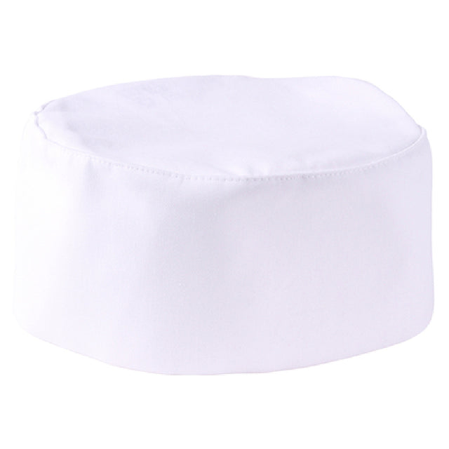 Mercer Culinary M60075WH Millennia® Baker's Skull Cap No Mesh Adjustable Velcro Closure