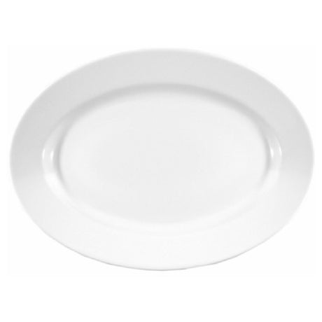 GET Enterprises D811OV-W Elite Global Solutions Plate 10-3/4"L X 7-3/4"W X 1-1/4"H Oval