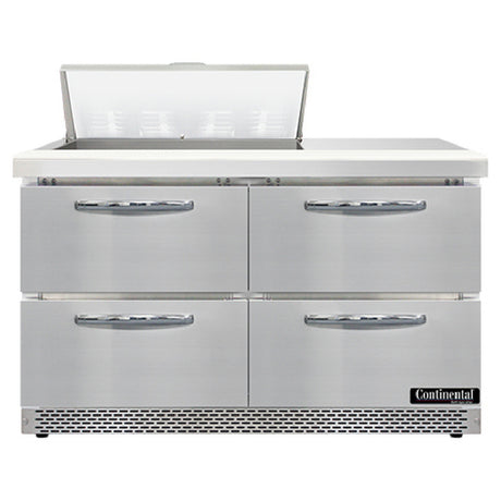 Continental Refrigerator SW48N8-FB-D Sandwich Unit Front Breather 48" W