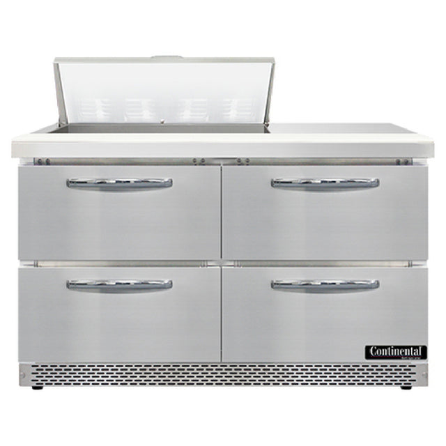 Continental Refrigerator SW48N8-FB-D Sandwich Unit Front Breather 48" W