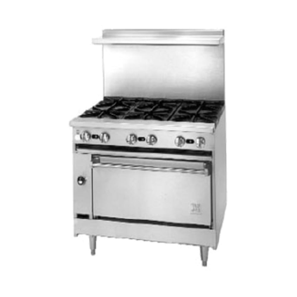 Jade Range JBR-12G-4 Bistro™ Restaurant Range Gas 36"