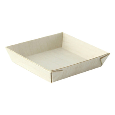 PacknWood 210SAMBQ70 - Sumurai Tray, 2.8" X 2.8" X 0.6", Mini